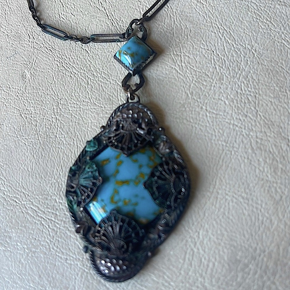 #Art Deco Necklace - Picture 2 of 9